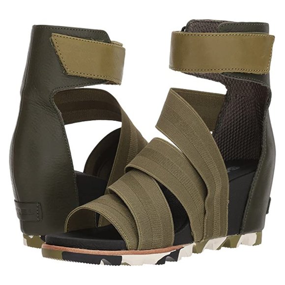 Sorel Shoes - LIKE NEW! Sorel Joanie Gladiator II "Olive Drab"